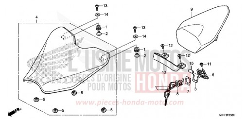SIEGE CBR1000SPN de 2022